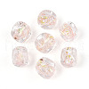 Handmade Foil Lampwork Beads FOIL-T007-02F-1