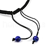 Baking Painted Glass Round Beads Braided Bead Bracelets BJEW-JB11974-03-5