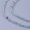 Natural Fluorite Beads Strands G-F619-01-2mm-3