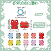 BENECREAT Frog Silicone Knitting Needle Point Protectors AJEW-BC0006-95-2