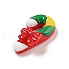 Christmas Theme Opaque Resin Decoden Cabochons CRES-B022-05I-2