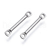 Tarnish Resistant 304 Stainless Steel Link Connectors STAS-S117-019B-3