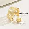 Butterfly Alloy Cuff Bangles & Rings Sets for Women FS-WG97FA7-01-4