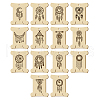 14Pcs 14 Style Plywood Thread Winding Boards WOOD-WH0060-02-1