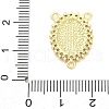 Brass Clear Cubic Zirconia Virgin Mary Chandelier Component Links KK-D325-07G-01-3