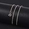 316 Surgical Stainless Steel Cable Chain Necklaces X-NJEW-JN01047-03-3
