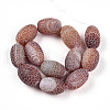 Natural Weathered Agate Beads Strands G-N344-43-3