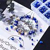 Handmade Evil Eye Lampwork Round Beads LAMP-NB0001-01-6