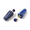 Gemstone Perfume Bottle Pendants G-L623-09G-3