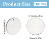 SOFPLATE 100Pcs 304 Stainless Steel Charms FIND-SP0002-45-2