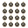 Golden Plated Alloy Charms X-ENAM-S118-02H-2