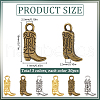 SUNNYCLUE 90Pcs 3 Styles Tibetan Style Alloy Pendants FIND-SC0011-70-2