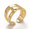 925 Sterling Silver Cuff Rings RJEW-H132-01G-3