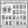 SUNNYCLUE 22Pcs 22 Styles 201 Stainless Steel Pendants STAS-SC0008-90-2