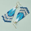 3Pair 304 Stainless Steel Boho Dangle Earrings EJEW-MZ00264-02-4