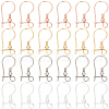 SUNNYCLUE 48Pcs 4 Colors 316L Surgical Stainless Steel Hoop Earring Findings STAS-SC0008-51-1
