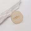 Geometric Abstract Zinc Alloy Ladies Adjustable Rings for Party Accessory Holiday Gift CX6330-2-1