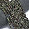 Frosted Natural Dragon Blood Beads Strands G-K389-C07-01-2
