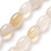 Natural White Agate Beads Strands G-B106-B07-01-2