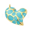 304 Stainless Steel Pendants STAS-V003-01G-06-1