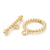 Brass Toggle Clasps KK-P200-06G-2