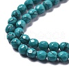 Synthetic Turquoise Beads Strands G-L620-A01-6mm-4