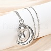 304 Stainless Steel Black Enamel Pet Urn Ashes Necklaces NJEW-K286-01A-P-3