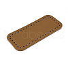 PU Leather Rectangle Long Bag Bottom FIND-WH0056-04I-2