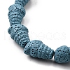 Dyed Natural Lava Rock Beads Strands G-A264-A01-01E-3