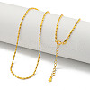 925 Sterling Silver Necklaces NJEW-C052-06G-1