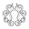 Stainless Steel Flower Clip On Nipple Rings WG76523-05-1