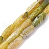 Natural Weathered Agate Beads Strands G-P570-C04-01-1