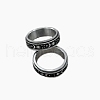 Stainless Steel Rotating Fidget Band Ring MATO-PW0001-059D-05-1