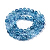 Dyed Natural White Jade Beads Strands X-G-T138-6mm-210-1-2