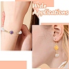 16Pcs 8 Style Natural Gemstone Connector Charms PALLOY-CJ00053-7