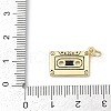 Brass Enamel Pendants KK-U062-36G-3