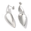 Non-Tarnish 304 Stainless Steel Dangle Stud Earrings for Women EJEW-Z303-09P-2