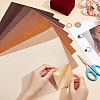 BENECREAT 8 Style Jewelry Faux Suede & Velet Self-adhesive Fabric Sets DIY-BC0012-46-3