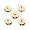 Brass Micro Pave Cubic Zirconia Beads KK-R216-15KCG-02-1