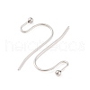 Tarnish Resistant 316 Surgical Stainless Steel Earring Hooks STAS-I045-03-3