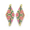 MIYUKI & TOHO Handmade Japanese Seed Beads Links SEED-E004-M13-1