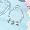 6Pcs Natural Gemstone Chip Beaded Bracelets BJEW-JB11819-4