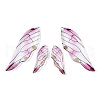 Transparent Epoxy Resin Pave Rhinestone Big Pendants RESI-TAC0021-97A-2