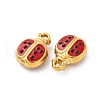 304 Stainless Steel Enamel Pendants STAS-B085-41G-2