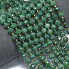 Natural Dyed White Jade Beads Strands G-K389-E11-01-2