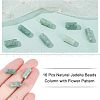  16Pcs Natural Jadeite Beads G-NB0003-40-3