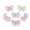 Opaque Resin Bowknot Cabochons RESI-R465-04-1