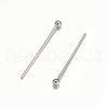 Tarnish Resistant 304 Stainless Steel Ball Head Pins STAS-O105-04-0.6x18mm-2
