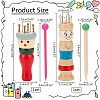  Wooden Spool Knitting Loom DIY-NB0010-82-2