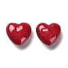 Heart Brass Enamel Beads KK-M324-08A-G02-1